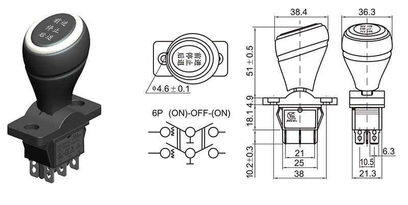 XW-604SB8-3F-(三定位三檔雙邊復(fù)位)